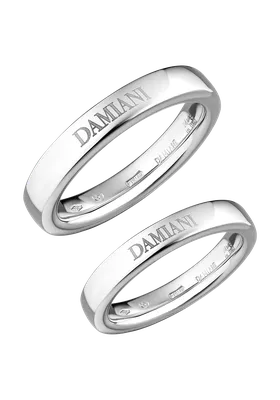 Кольцо Damiani Wedding White Gold 3.5 mm (36481) купить в Москве, выгодная  цена - ломбард на Кутузовском