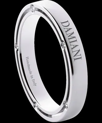 Обручальное золотое кольцо Damiani 750 пробы