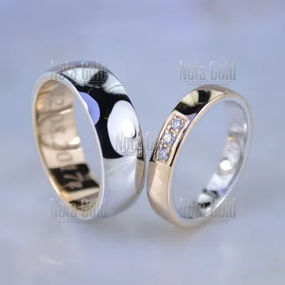 Классические обручальные кольца с гравировкой и бриллиантами инверсия  мужское внутри кр… | Кольцо с гравировкой, Классическое обручальное кольцо, Обручальные  кольца