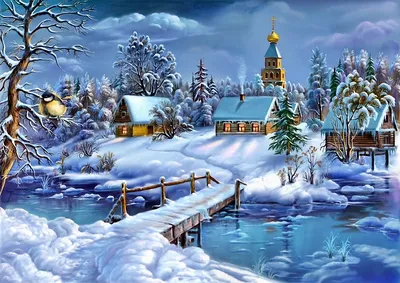 Красивая зима (60 фото)