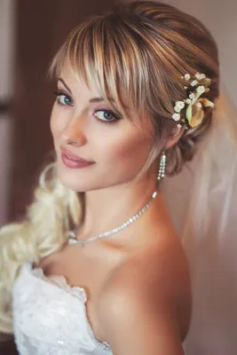 Прически на короткие волосы для невест - Hot Wedding