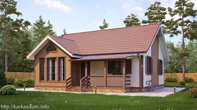 Проекты одноэтажных каркасных домов / каркасный дом своими руками