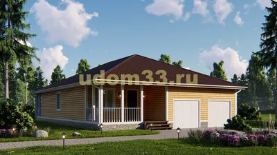 Одноэтажные каркасные дома для постоянного проживания: проекты и цены