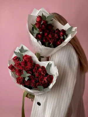 Купить Букет с розами «Большой» из каталога Букеты с розами в Сыктывкаре -  «Флориска».