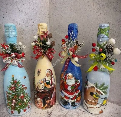 Шампанское мастер-класс, мастер-класс бутылки шампанского, бутылка своими  руками мастер-класс