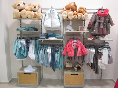 Дизайн магазина детской одежды - проекты и фото интерьер