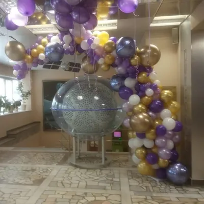 Оформление офиса воздушными шарами – услуги компании «Лилитоп»