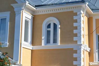 ≡ Фасадный декор окон, дверей из пенопласта • лепнина на отделку окна ::  Экобуд - Декор