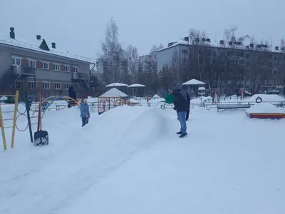 МБДОУ детский сад № 123 г. Ульяновск. Снежные постройки