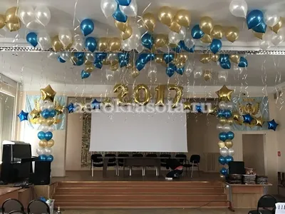Оформление воздушными шарами выпускного в детском саду в Барнауле