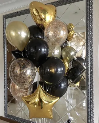 Оформление Нового года воздушными шарами