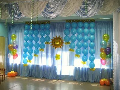 Оформление шарами детского праздника | megashar-nsk.ru