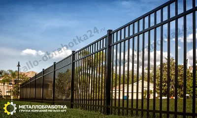 Ограда из профильной трубы. №1.14 (ID#72949157), цена: 40 руб., купить на  Deal.by
