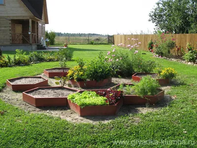 Клумбы на даче своими руками (+95 фото) | DomSmam | Small backyard  landscaping, Garden design, Yard landscaping