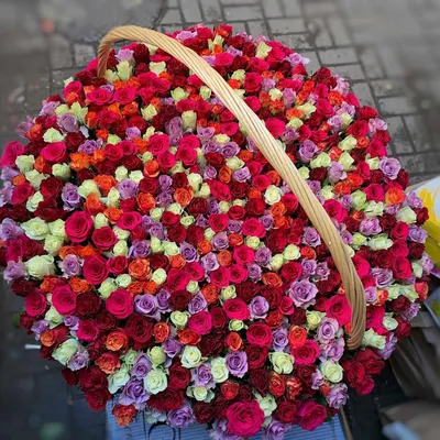 Шикарный огромный букет из Пионовидных роз Казань | Цветочные ящики,  Цветочные магазины, Розы