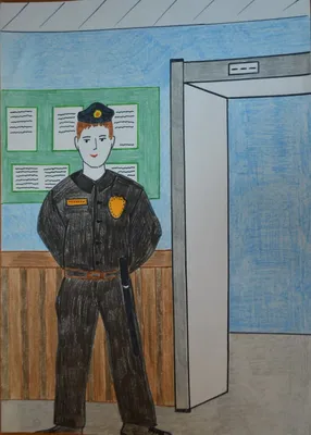 Женщина-охранник с буфером черного и белого стиля плакаты на стену •  плакаты констебль, женщина-полицейский, дубинка | myloview.ru