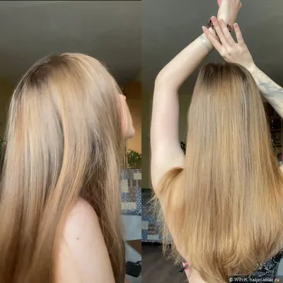 Окрашивание волос ромашкой фото до и после