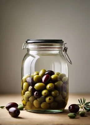 Оливки, фаршированные пастой из перца, DELPHI 350г · Delphi-food