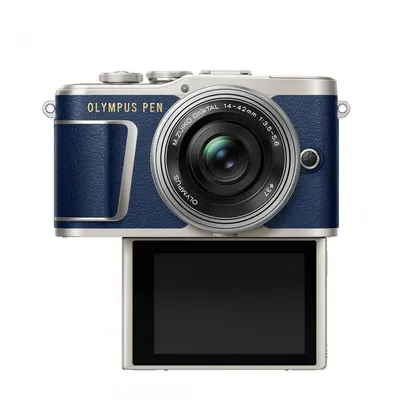 Беззеркальный фотоаппарат Olympus PEN E-PL9 kit (14-42mm) Blue - MuzDrive -  интернет магазин музыкальных инструментов