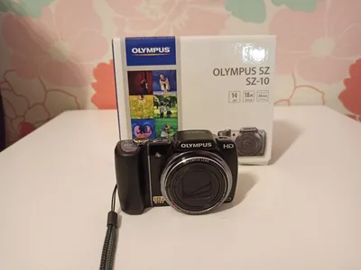 Цифров фотоапарат Olympus SZ-10 Black - 14.0 MP, 18x wide Zoom, 3.0' 460K  dots LCD, Dual IS, HD Movie, 3D photos, Eye-Fi card - 4545350 03450-4