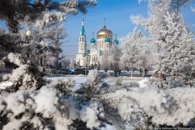Омская зима. Фотограф Голубев Алексей