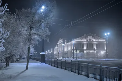 Омск зимой фото фотографии