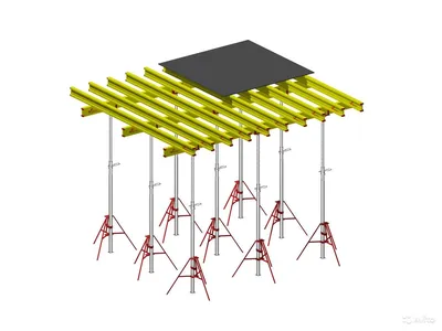 Аренда объемной опалубки перекрытий по низкой цене - «СтройРент»