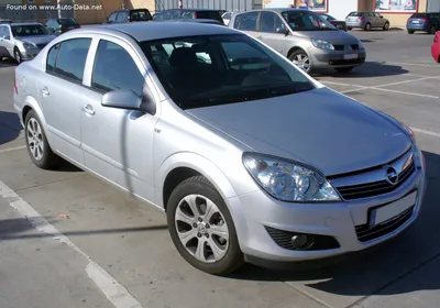 2007 Opel Astra H Sedan 1.6i 16V (115 лс) | Технические характеристики,  расход топлива , Габариты