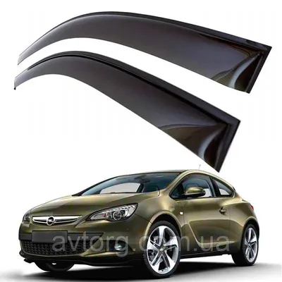Защита радиатора \"Standart\" Opel Astra H рестайлинг 3 двери (2006-2015)  верх, чёрная купить недорого с доставкой в