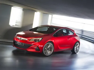 Спойлер на крышку багажника OPC на Opel Astra J