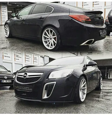 sad-oyster872: opel insignia 2010 year black color futuristic tuning