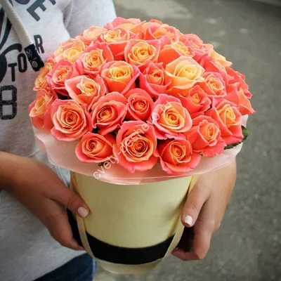 101 оранжевая роза | купить недорого | доставка по Москве и области