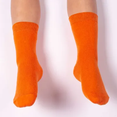 Оранжевые плоские шнурки для кроссовок и кед