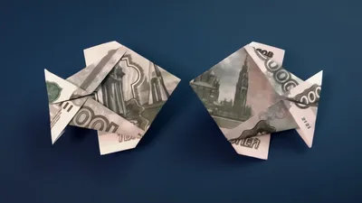 Оригами из денег свинья из купюры обзор | Хочу Творить | Дзен