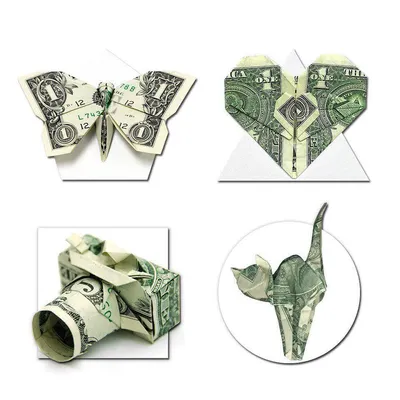 Оригами из денег: схемы для начинающих как собрать поделку из купюр
