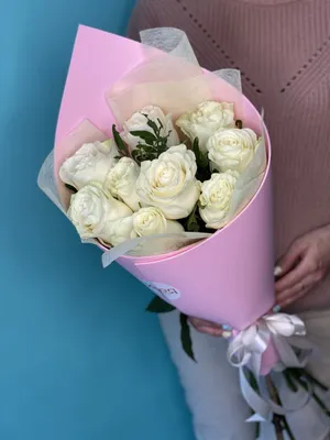 Купить Оригинальный букет из пионовидных роз «RIMOWA» model №279 в  Новосибирске
