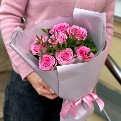 Нежный букет роз купить с доставкой по Томску: цена, фото, отзывы.