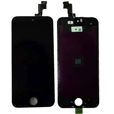 Дисплей для iPhone 5S/SE + тачскрин + рамка черный (матрица orig) оптом и в  розницу купить онлайн
