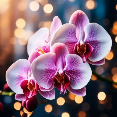 ᐉ Орхидея одинарная латексная в кашпо белая