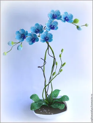 Орхидея из бисера: Мастер-Классы в журнале Ярмарки Мастеров
