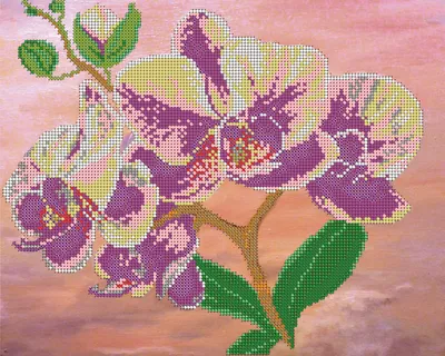 Орхидея из бисера: фото, схема плетения, пошаговая инструкция - Handskill.ru