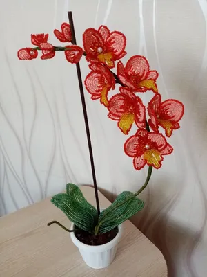 Лилия из бисера: пошаговые мастер-классы с фото | HANDMADE | Дзен