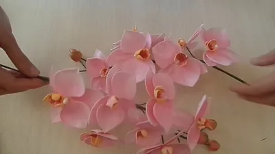 Орхидея из изолона на пять лампочек . Часть 1 собираем цветок. - YouTube