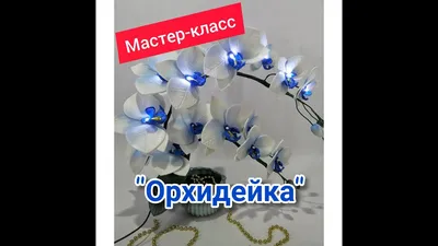 Светильник орхидея из изолона в 2023 г | Орхидея, Работы, Бантик