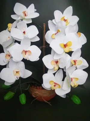 Бутон орхидеи из изолона - YouTube