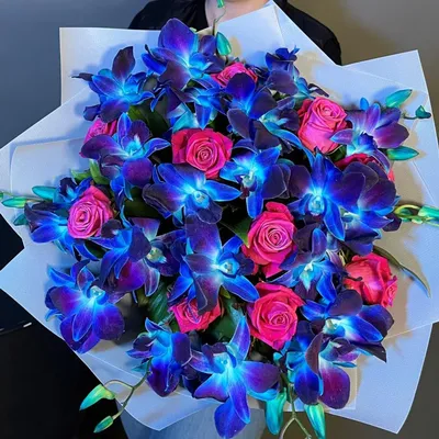 Букет из орхидей «Космические ласки» 💐 купить по цене 3 890 ₽ с доставкой  в Москве