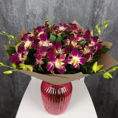 Букет из роз и орхидей «Симфония цветов» 💐 купить по цене 3 650 ₽ с  доставкой в Москве