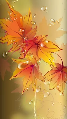 Осенние картинки. Обои для телефона. Осень. Листья | Осенние картинки,  Иллюстрации листьев, Цветочные фоны