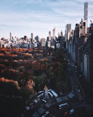 Нью-йорк, яркие цвета, осенний …» — создано в Шедевруме
