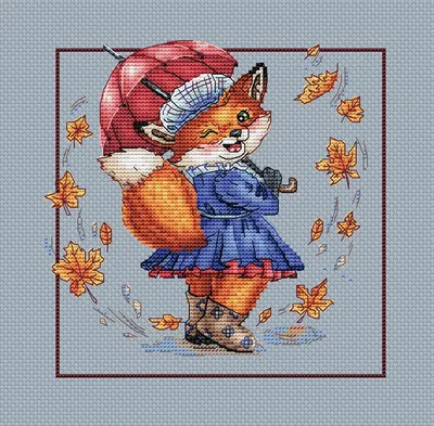 Открытка - осенний привет на фоне цветов и кленовых листьев